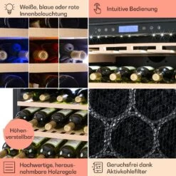 Vinovilla Grande 165 Built-in Uno Weinkühlschrank 425l 165Fl. Glastür 14 Vinovilla Grande 165 Built-in Uno Weinkühlschrank 425l 165Fl. Glastür -Haushaltsgeräte Store 10032033 de 0005 usp
