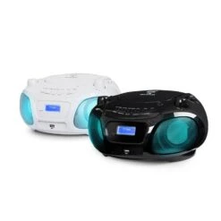 Roadie DAB CD-Player DAB/DAB+ UKW LED Disco Light Effect Bluetooth -Haushaltsgeräte Store 10032060 yy 0007 variant auna Roadie DAB CD Player schwarz