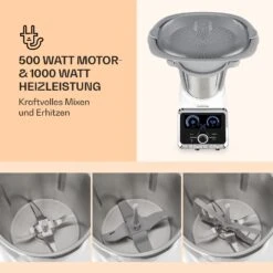 GrandPrix Küchenmaschine 500W / 1000W 2,5l Edelstahl-Rührschüssel -Haushaltsgeräte Store 10032089 de 0003 logo