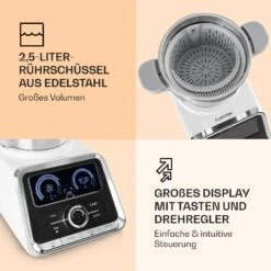 GrandPrix Küchenmaschine 500W / 1000W 2,5l Edelstahl-Rührschüssel -Haushaltsgeräte Store 10032089 de 0004 logo