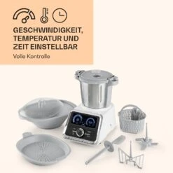 GrandPrix Küchenmaschine 500W / 1000W 2,5l Edelstahl-Rührschüssel -Haushaltsgeräte Store 10032089 de 0006 logo