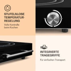 VariCook Duo Kochplatte 3000W Edelstahlgehäuse Tragegriffe -Haushaltsgeräte Store 10032125 de 0004 logo