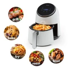 AirVital Heißluftfritteuse 1300W 2,5l CeraPlus-Antihaft Touch Weiß 13 AirVital Heißluftfritteuse 1300W 2,5l CeraPlus-Antihaft Touch Weiß -Haushaltsgeräte Store 10032331 yy 0003 logo Klarstein AirVital Heissluftfritteuse 1300W weiss