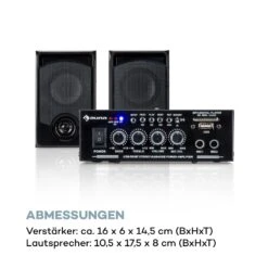 Karaoke Star 1 Karaoke-Set, 2 X 50 W Max., BT, USB/SD, Line-In -Haushaltsgeräte Store 10032442 de 0008 logo