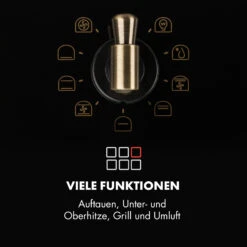 Victoria Einbaubackofen Retro-Design 9 Funktionen 50-250°C Schwarz 15 Victoria Einbaubackofen Retro-Design 9 Funktionen 50-250°C Schwarz -Haushaltsgeräte Store 10032460 de 0004 logo