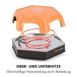 Capricciosa Pizzaofen 1500W Abdeckung Aus Terracotta Warmhaltefunktion 17 Capricciosa Pizzaofen 1500W Abdeckung Aus Terracotta Warmhaltefunktion -Haushaltsgeräte Store 10032597 de 0007 logo