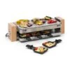 Prime-Rib Raclettegrill 8 Pers. 1500 W Natursteinplatte Edelstahl Holz