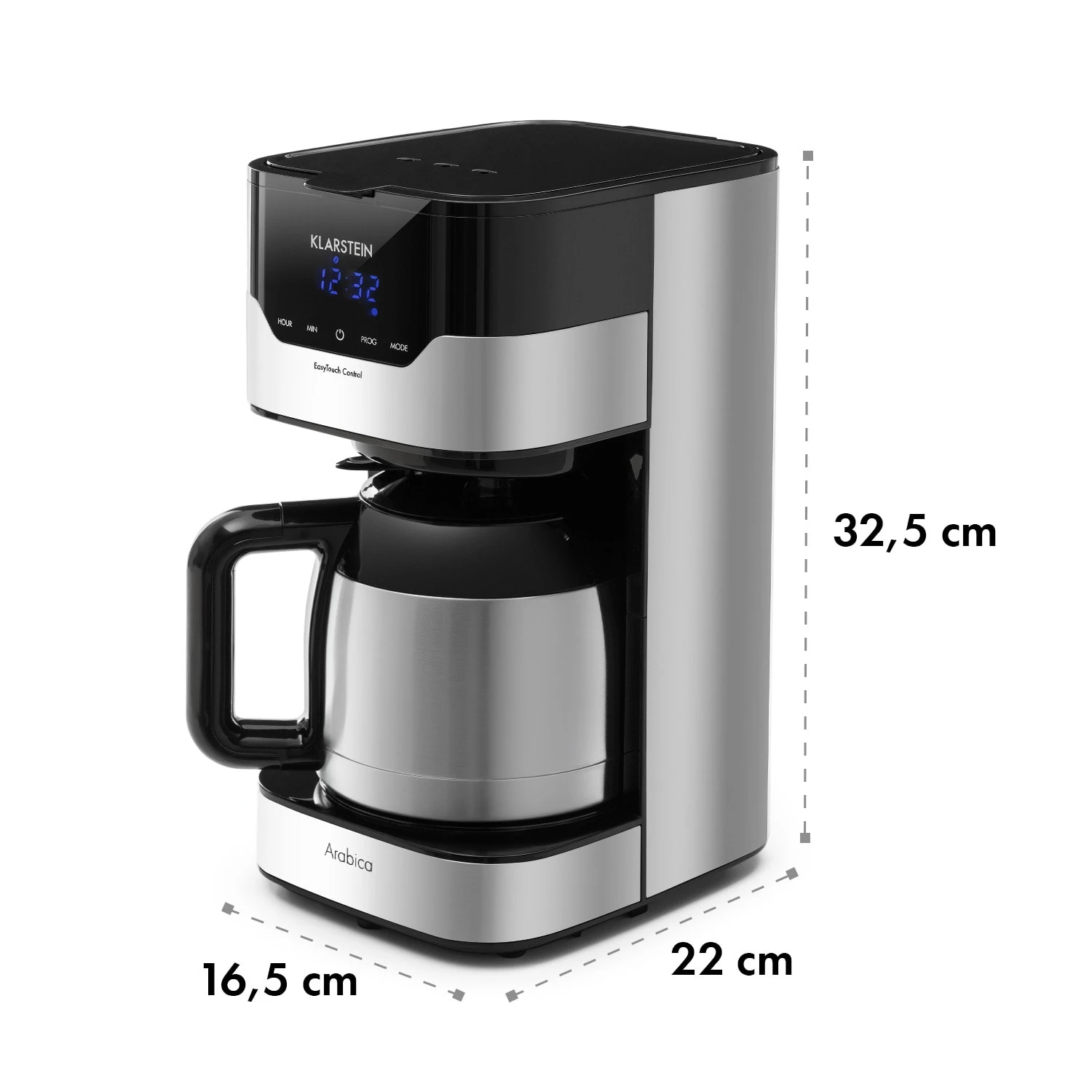 Kaffeemaschine Arabica 800W EasyTouch Control Silber/schwarz 9 Kaffeemaschine Arabica 800W EasyTouch Control Silber/schwarz – Bild 7