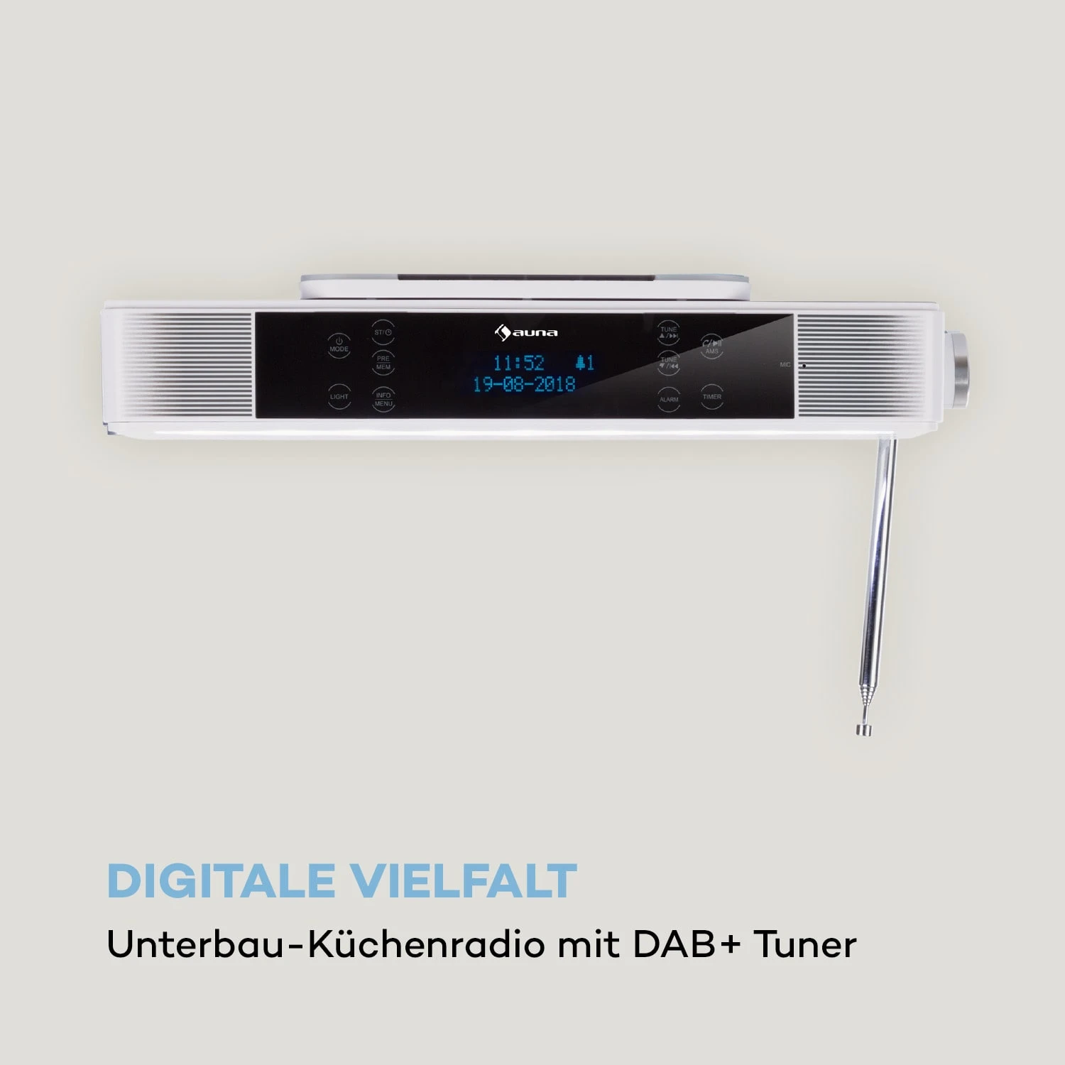 KR-140 Bluetooth Küchenradio DAB+/UKW Freisprechfunktion LED-Licht 5 KR-140 Bluetooth Küchenradio DAB+/UKW Freisprechfunktion LED-Licht – Bild 3