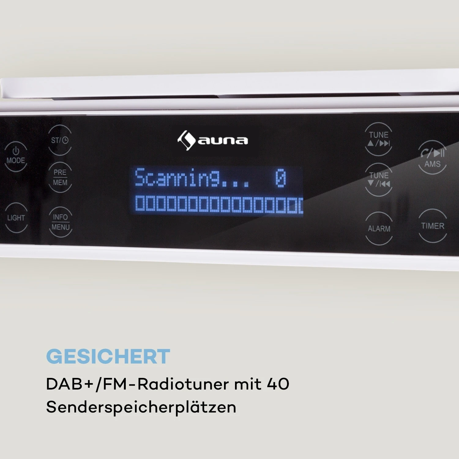 KR-140 Bluetooth Küchenradio DAB+/UKW Freisprechfunktion LED-Licht 7 KR-140 Bluetooth Küchenradio DAB+/UKW Freisprechfunktion LED-Licht – Bild 5