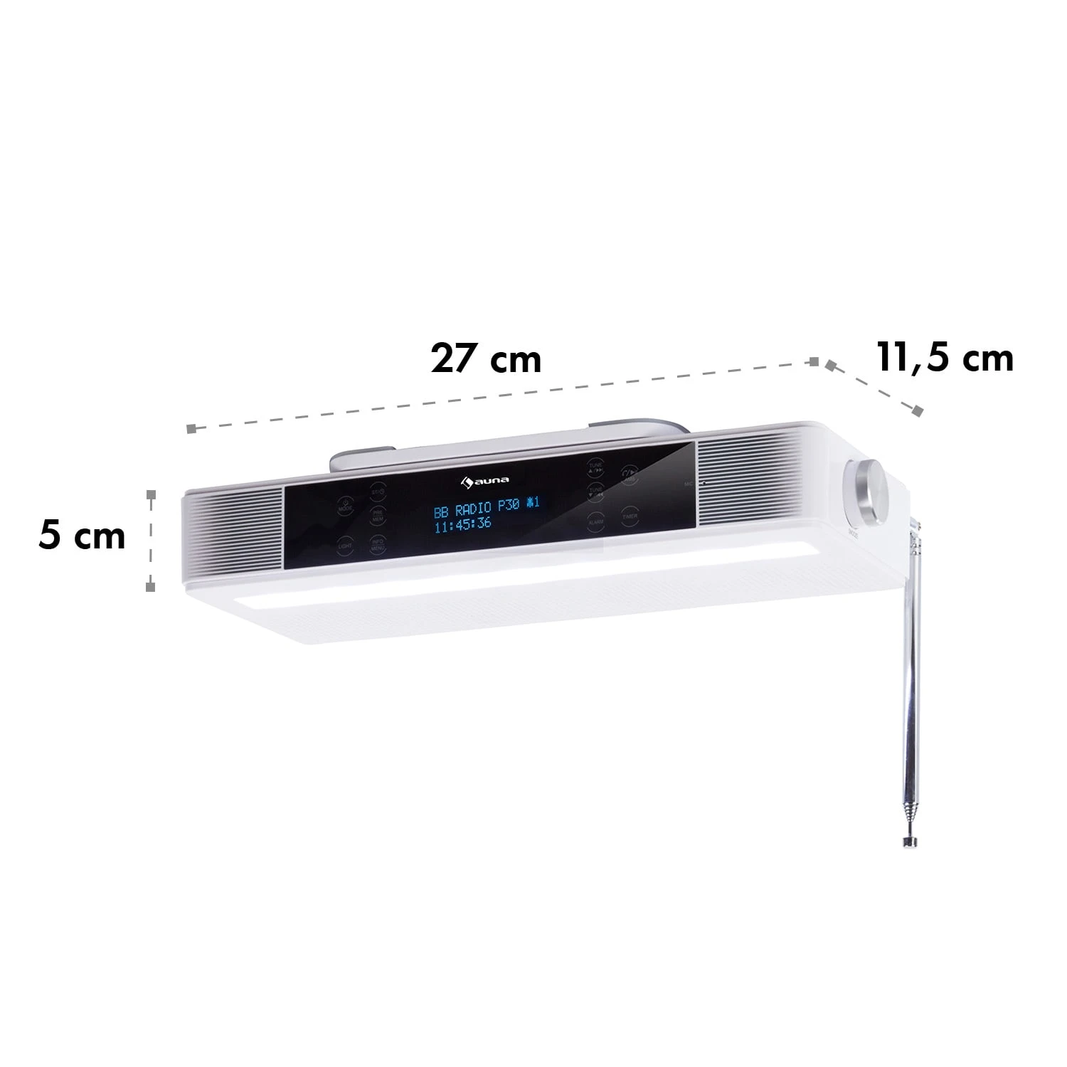 KR-140 Bluetooth Küchenradio DAB+/UKW Freisprechfunktion LED-Licht 12 KR-140 Bluetooth Küchenradio DAB+/UKW Freisprechfunktion LED-Licht – Bild 10