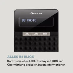 DigiPlug DAB Steckdosen-Radio, DAB+, UKW/PLL, BT, LCD-Display, Schwarz -Haushaltsgeräte Store 10032858 de 0005 logo