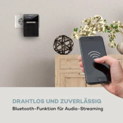 DigiPlug DAB Steckdosen-Radio, DAB+, UKW/PLL, BT, LCD-Display, Schwarz -Haushaltsgeräte Store 10032858 de 0006 logo