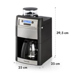 Aromatica II Duo Kaffeemaschine, Integriertes Mahlwerk, 1,25 L Silber 23 Aromatica II Duo Kaffeemaschine, Integriertes Mahlwerk, 1,25 L Silber -Haushaltsgeräte Store 10032865 yy 0011 logo Klarstein Aromatica II Duo Kaffeemaschine schwarz