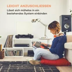 Fullmatic Vollautomatischer Plattenspieler USB Vorverstärker Schwarz -Haushaltsgeräte Store 10032888 de 0006 logo