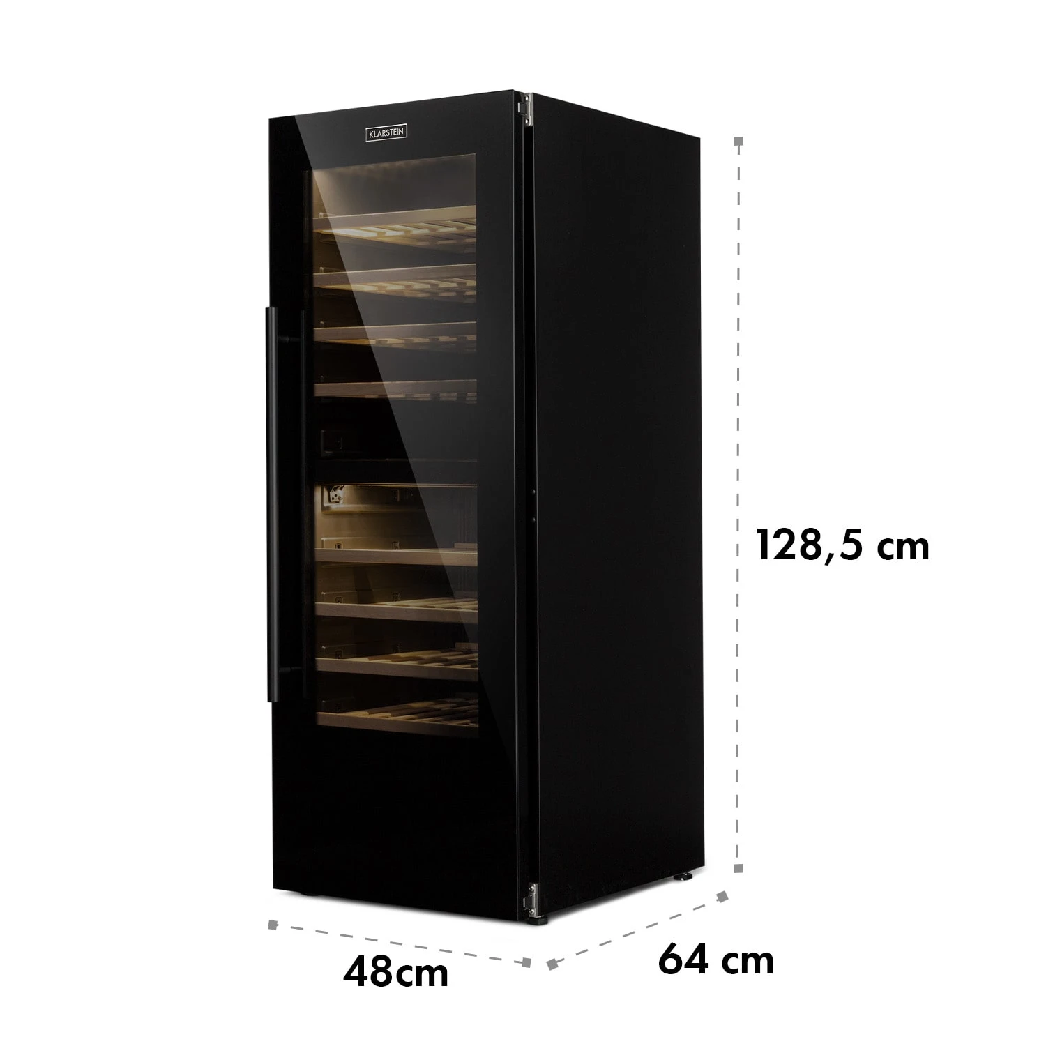 Barossa 77 Duo Weinkühlschrank 2 Zonen 191 L 77 Fl. Touch LED Schwarz 11 Barossa 77 Duo Weinkühlschrank 2 Zonen 191 L 77 Fl. Touch LED Schwarz – Bild 9