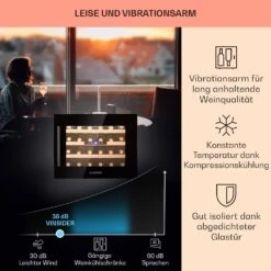 Vinsider 24 Built-In Uno Onyx Einbau-Weinkühlschrank 24 Flaschen 57 L 13 Vinsider 24 Built-In Uno Onyx Einbau-Weinkühlschrank 24 Flaschen 57 L -Haushaltsgeräte Store 10032965 de 0004 usp