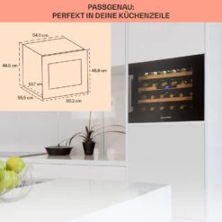 Vinsider 24 Built-In Uno Onyx Einbau-Weinkühlschrank 24 Flaschen 57 L 14 Vinsider 24 Built-In Uno Onyx Einbau-Weinkühlschrank 24 Flaschen 57 L -Haushaltsgeräte Store 10032965 de 0005 usp