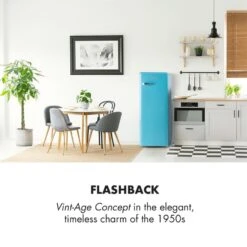 Irene XL Vollraumkühlschrank 240 Liter Retro-Design 11 Irene XL Vollraumkühlschrank 240 Liter Retro-Design -Haushaltsgeräte Store 10032979 uk 0002 logo freezer blue