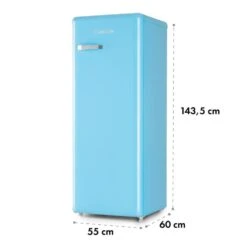 Irene XL Vollraumkühlschrank 240 Liter Retro-Design 15 Irene XL Vollraumkühlschrank 240 Liter Retro-Design -Haushaltsgeräte Store 10032979 yy 0006 logo freezer blue