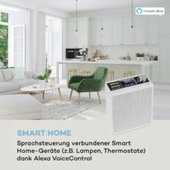 Intelligence DAB+ Küchenradio, Alexa-VoiceControl, Spotify, BT, Weiß -Haushaltsgeräte Store 10033001 de 0003 logo