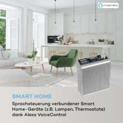 Intelligence DAB+ Küchenradio, Alexa-VoiceControl, Spotify, BT, Silber -Haushaltsgeräte Store 10033002 de 0003 logo