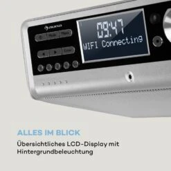 Intelligence DAB+ Küchenradio, Alexa-VoiceControl, Spotify, BT, Silber -Haushaltsgeräte Store 10033002 de 0005 logo