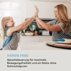 Intelligence DAB+ Küchenradio, Alexa-VoiceControl, Spotify, BT, Silber -Haushaltsgeräte Store 10033002 de 0008 logo