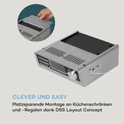 Intelligence DAB+ Küchenradio, Alexa-VoiceControl, Spotify, BT, Silber -Haushaltsgeräte Store 10033002 de 0009 logo