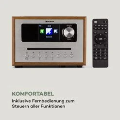 Silver Star CD Cube Radio Bluetooth HCC Display Wood Brown -Haushaltsgeräte Store 10033003 de 0003 logo