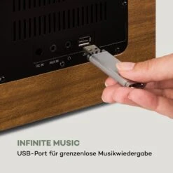 Silver Star CD Cube Radio Bluetooth HCC Display Wood Brown -Haushaltsgeräte Store 10033003 de 0007 logo