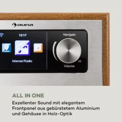 Silver Star CD Cube Radio Bluetooth HCC Display Wood Brown -Haushaltsgeräte Store 10033003 de 0009 logo