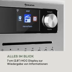 Silver Star CD Cube Radio Bluetooth HCC Display Weiß 18 Silver Star CD Cube Radio Bluetooth HCC Display Weiß -Haushaltsgeräte Store 10033004 de 0006 logo