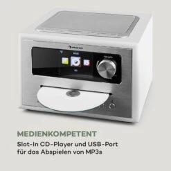 Silver Star CD Cube Radio Bluetooth HCC Display Weiß 20 Silver Star CD Cube Radio Bluetooth HCC Display Weiß -Haushaltsgeräte Store 10033004 de 0008 logo