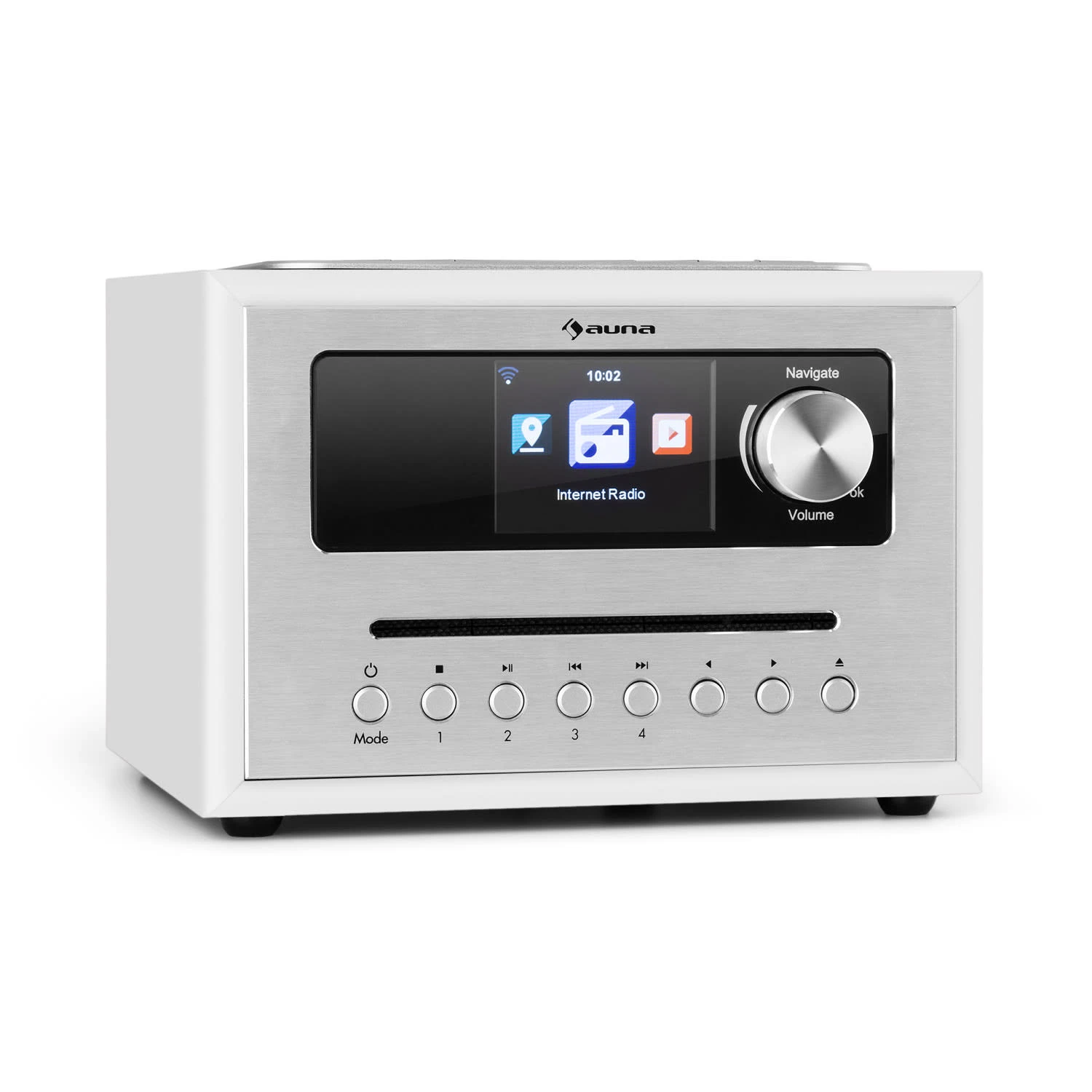 Silver Star CD Cube Radio Bluetooth HCC Display Weiß 3 Silver Star CD Cube Radio Bluetooth HCC Display Weiß