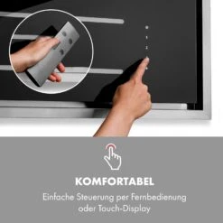 High Line Deckenhaube 90cm 410 M3/h 75W 3 Stufen Fernbedienung Schwarz -Haushaltsgeräte Store 10033054 de 0003 logo