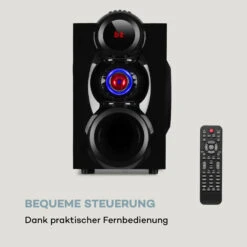 X-Gaming 5.1 Surround-Audiosystem 380Wmax. OneSide Subwoofer BT USB SD 16 X-Gaming 5.1 Surround-Audiosystem 380Wmax. OneSide Subwoofer BT USB SD -Haushaltsgeräte Store 10033070 de 0005 logo