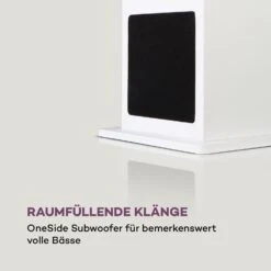 Karaboom 100 Wifi Turmlautsprecher Internetradio DAB+ BT 120W Weiß -Haushaltsgeräte Store 10033150 de 0007 logo