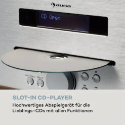Silver Star CD-DAB 2x20W Max. Slot-In CD-Player DAB+ BT Alu Braun -Haushaltsgeräte Store 10033161 de 0005 logo