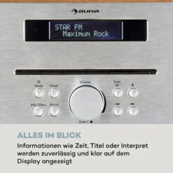 Silver Star CD-DAB 2x20W Max. Slot-In CD-Player DAB+ BT Alu Braun -Haushaltsgeräte Store 10033161 de 0007 logo