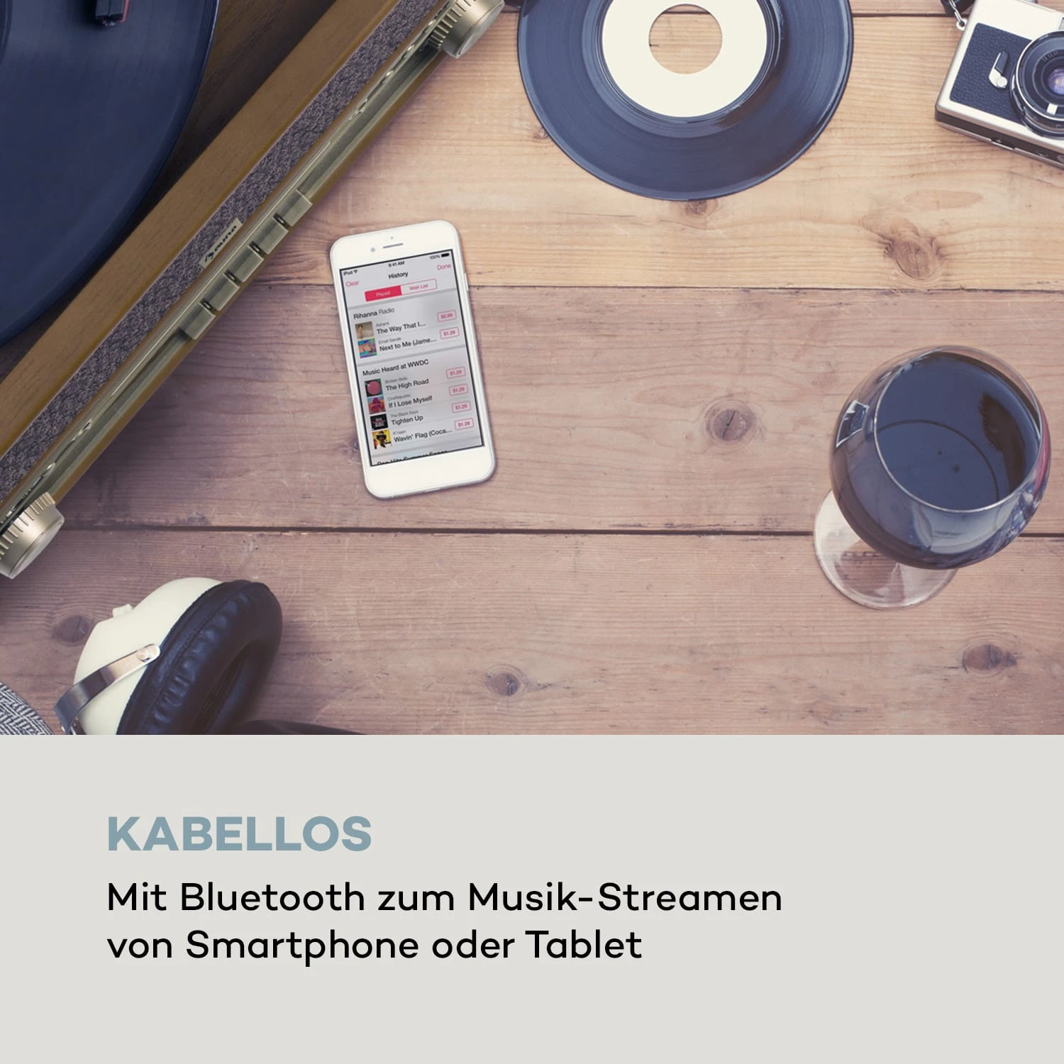 Belle Epoque 1910 Retro-Stereoanlage Plattenspieler CD Lautsprecher 5 Belle Epoque 1910 Retro-Stereoanlage Plattenspieler CD Lautsprecher – Bild 3