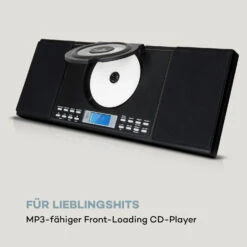Wallie Microsystem CD-Player Bluetooth USB-Port Fernbedienung Schwarz 16 Wallie Microsystem CD-Player Bluetooth USB-Port Fernbedienung Schwarz -Haushaltsgeräte Store 10033227 de 0005 logo