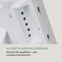 Wallie Microsystem CD-Player Bluetooth USB-Port Fernbedienung Weiß -Haushaltsgeräte Store 10033228 de 0009 logo