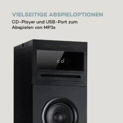 Karaboom 100 Sing Karaoketurm 120W Max. CD-Player 2 Mikrofone Wireless -Haushaltsgeräte Store 10033250 de 0004 logo