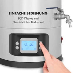 Maischfest Maischekessel 5 Teile 1500/3000W 30l LCD Edelstahl -Haushaltsgeräte Store 10033340 de 0007 logo