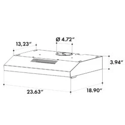 Contempo Neo Unterbau-Abzugshaube 60cm 175m³/h Edelstahl LED Acryl -Haushaltsgeräte Store 10033471 uk 0009 logo