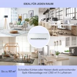 Windwaker Eco Split-Klimaanlage 24000 BTU/7 KW Luftdurchsatz 1250 M³/h 14 Windwaker Eco Split-Klimaanlage 24000 BTU/7 KW Luftdurchsatz 1250 M³/h -Haushaltsgeräte Store 10033603 de 0005 usp