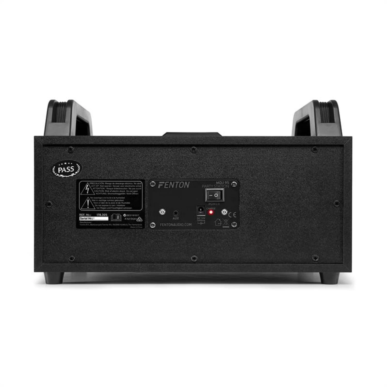 MDJ95 Party Station Bluetooth USB/SD/AUX Akku Schwarz 5 MDJ95 Party Station Bluetooth USB/SD/AUX Akku Schwarz – Bild 3