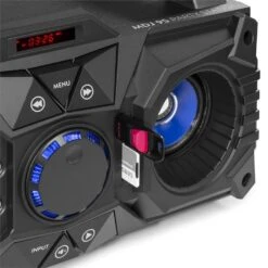 MDJ95 Party Station Bluetooth USB/SD/AUX Akku Schwarz 12 MDJ95 Party Station Bluetooth USB/SD/AUX Akku Schwarz -Haushaltsgeräte Store 10033633 yy 0005 detail MDJ95 PartyStation 100W with batt
