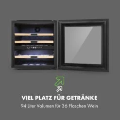 Vinsider 36 Weinkühlschrank 2 Kühlzonen 5-22°C 85l Edelstahl 14 Vinsider 36 Weinkühlschrank 2 Kühlzonen 5-22°C 85l Edelstahl -Haushaltsgeräte Store 10033682 de 0004 logo